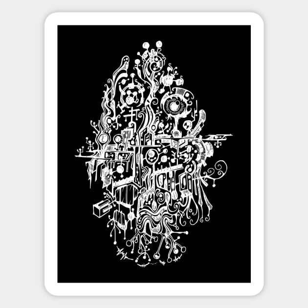 Abstract doodle art Sticker by TKDoodle